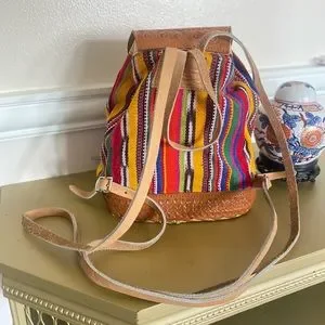 Bags | Handmade Honduran Leather Woven Backpack | Poshmark display picture 1